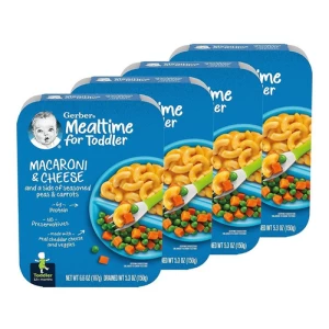 Gerber Macarrones Con Queso Y Verdura 4 Pack 150gr C/u