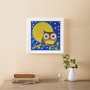 Kit De Pintura De Diamantes 5d Para Niños, Marco De Madera - Image 4