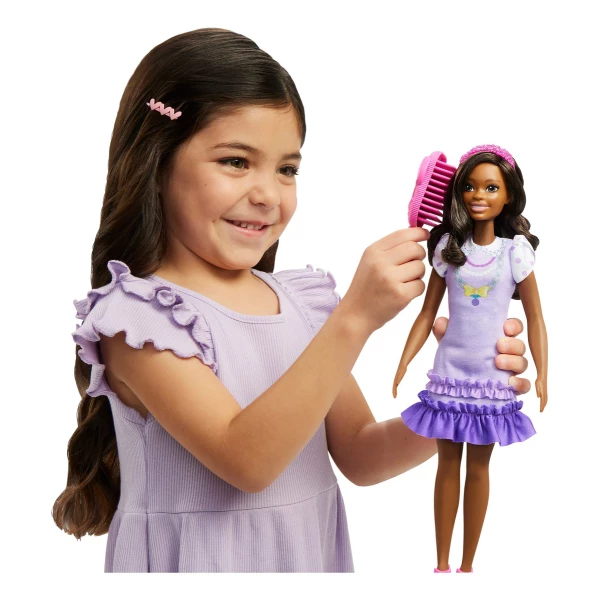 Barbie Mi Primera Barbie Muñeca Cabello Negro Con Puddle - Image 2