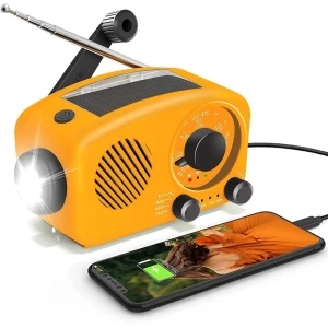 Radio Solar Emergencia, Manivela,greadio Con Am Fm Bluetooth