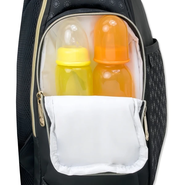Pañalera Maleta Morral Fashion Diapers Bebe Fisher - Price Color Negro Diseño De La Tela N/a - Image 4