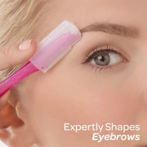 Schick Limpieza De Cejas Máquina De Afeitar Facial 3 Piezas - Image 5