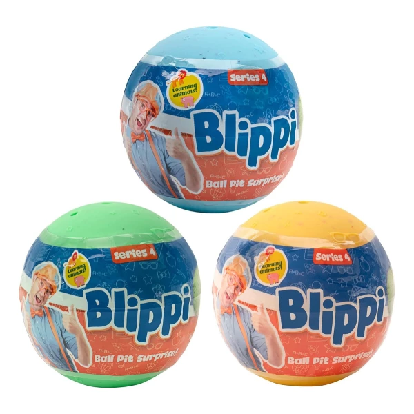 Blippi Ball Pit Surprise Paquete De 3 Figuras De Juguete - Image 2