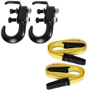 Correas Remolque Y Elevaciónde 2 Uni. 1 In X 8 Ft, 2 Ganchos