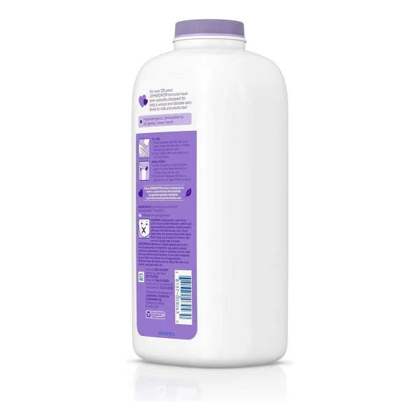 Johnsons Talco Calmante Para Bebe, Aroma Lavanda 22oz - Image 4