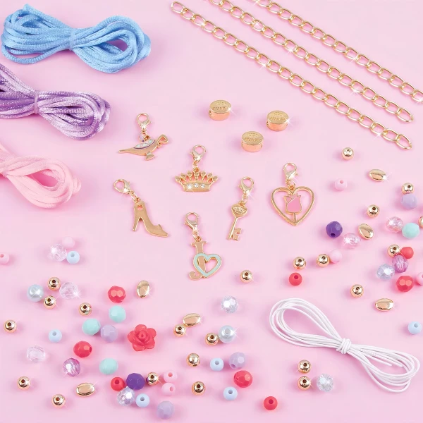 Disney Princesas Kit Fabricacion De Pulseras 94 Piezas - Image 2