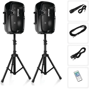 Bocinas Para Hogar Y Exteriores Pyle, Bluetooth, Usb 700 Wat Color Negra
