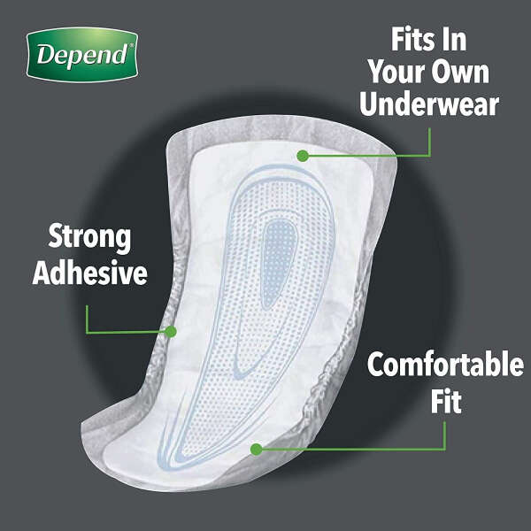 Depend Protectores Incontinencia Hombres, Máxima Absorbencia Talla Unitalla - Image 3