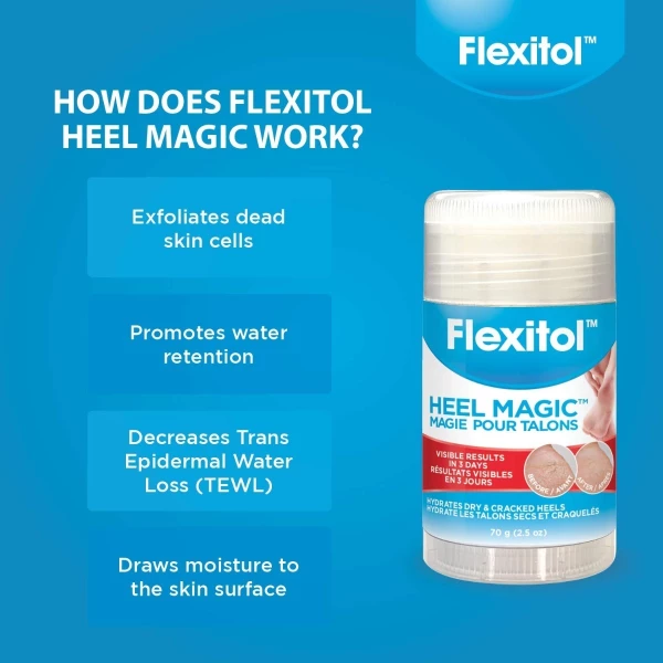 Flexitol Heel Magic, Piel Seca O Talones Ásperos Con Karité - Image 5