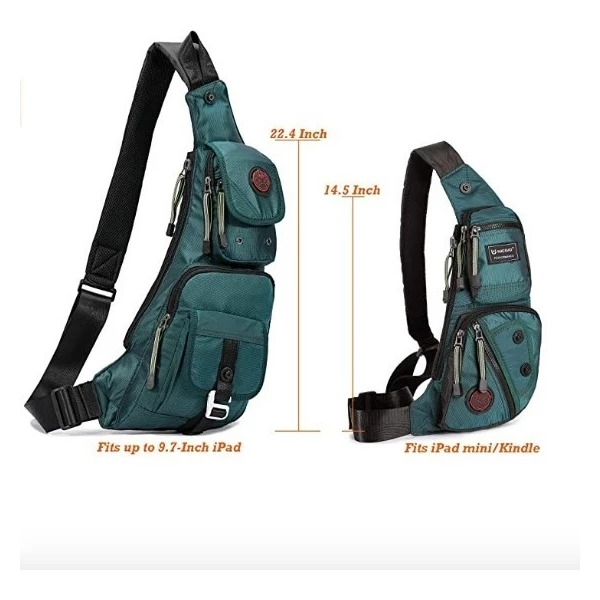 Bolso Honda Nicgid Mochila Bandolera Para Hombre Lysb01mz3hk Color Verde Oscuro 2 Diseño De La Tela Liso - Image 2