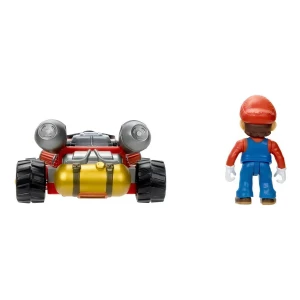Super Mario Bros. La Pelicula, Mario Kart Racer Con Figura Color Rojo - Image 3