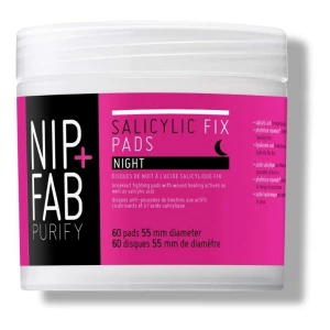 Nip+fab Purify Almohadillas Exfoliante Facial De Noche