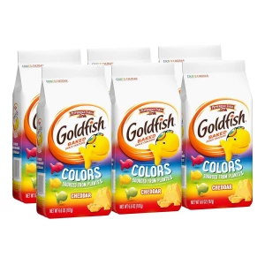 Goldfish Colors Galletas De Queso Cheddar Horneadas 187g (6)