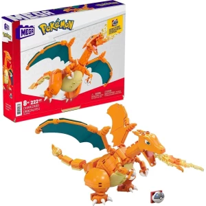 Mega - Juguete De Construcción, Pokemon, Charizard, 222 Pzas