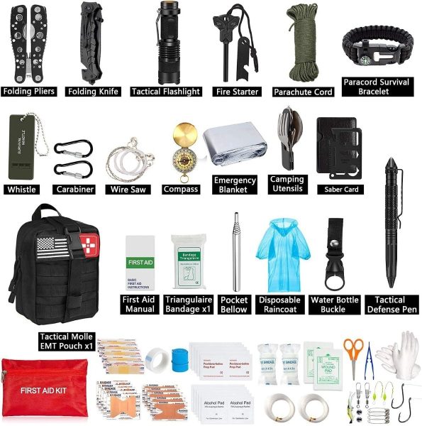 Kit Equipo Supervivencia Herramientas Táctic 200 En 1 Aokiwo - Image 2
