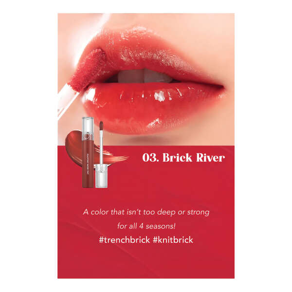 Labial Rom & Nd Rom&nd Glasting Water Tint Rom&nd Glasting Water Tint Color Brick River #03 - Image 4