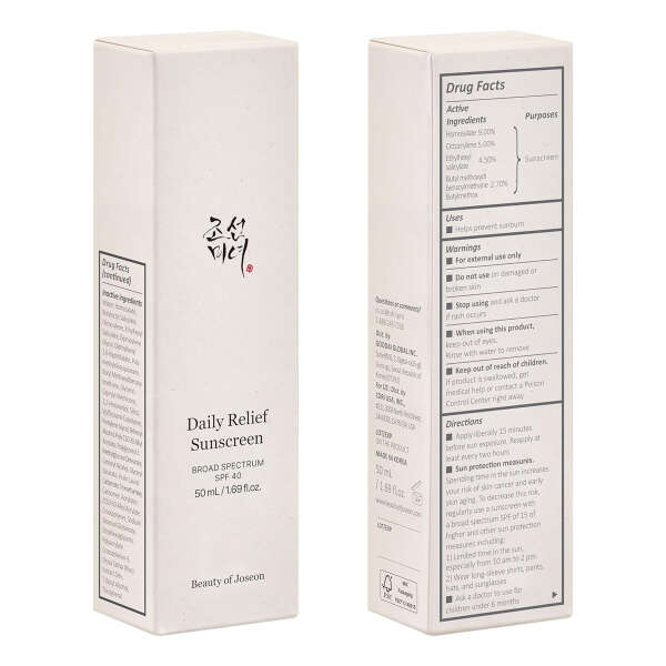 Beauty Of Joseon Daily Relief Protector Solar Rostro 50 Ml - Image 2