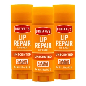 Balsamo Para Reparación De Labios O'keeffe's, Pack 3