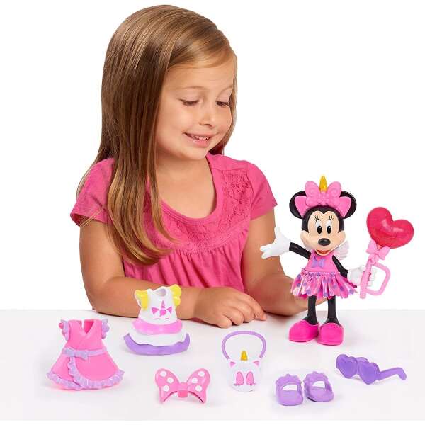 Just Play Minnie Mouse Fabulosa Muñeca De Moda Con Unicornio - Image 3