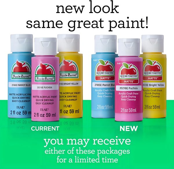Apple Barrel Set De Pintura Acrílica, 18 Piezas (59ml) Color Multicolor - Image 3