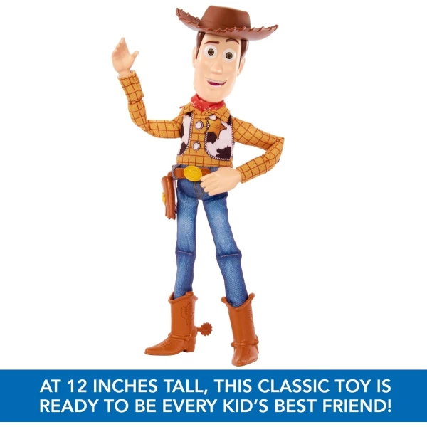 Mattel Disney Pixar Toy Story Woody 30.5 Ctms Con 30 Frases - Image 5