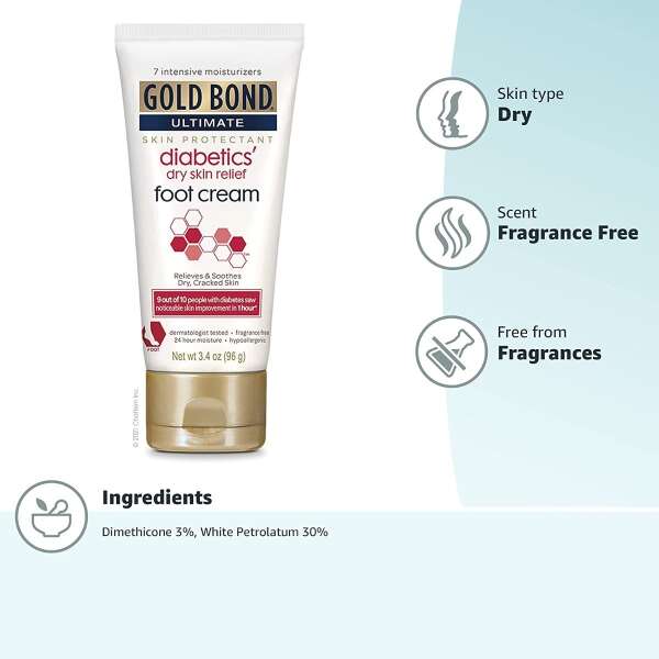 Crema Para Pies Diabéticos Hidratante Gold Bond Ultimate 96g - Image 4