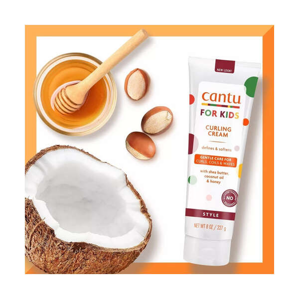 Cantu Kids Styling Custard Crema Rizos Manteca Karité 227gr - Image 4