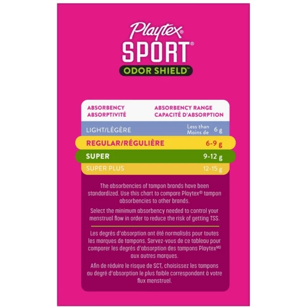Playtex Sport Fresh Balance Tampones, Regular 32 Uds - Image 3