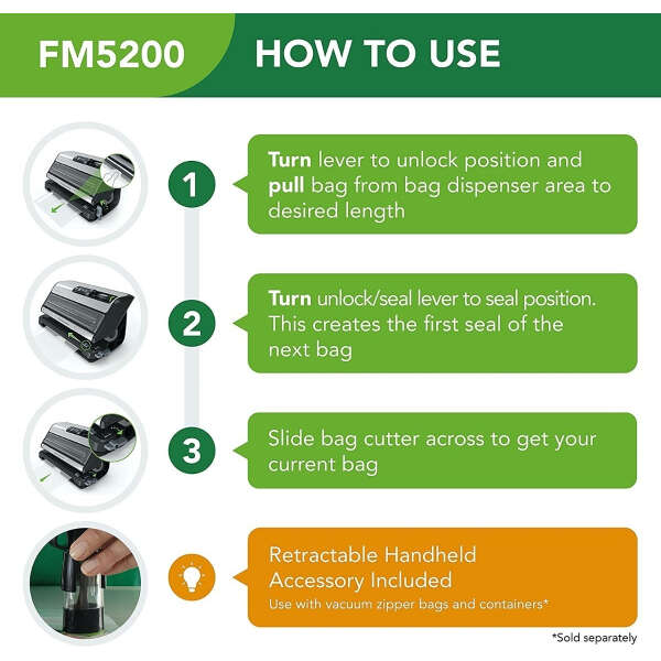 Foodsaver Fm5200015 Selladora Al Vacío - Image 5