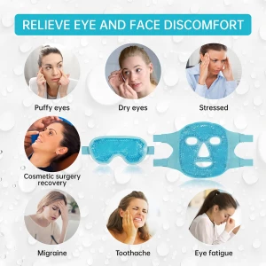 Znöcuetöd Mascarilla Faciales De Gel Reutilizable Frio/calor Tipo De Piel Azul - Image 3