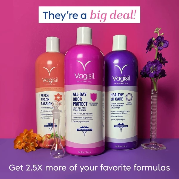 Vagisil Odor Protect Lavado Femenino Íntimo Diario 1litro - Image 5