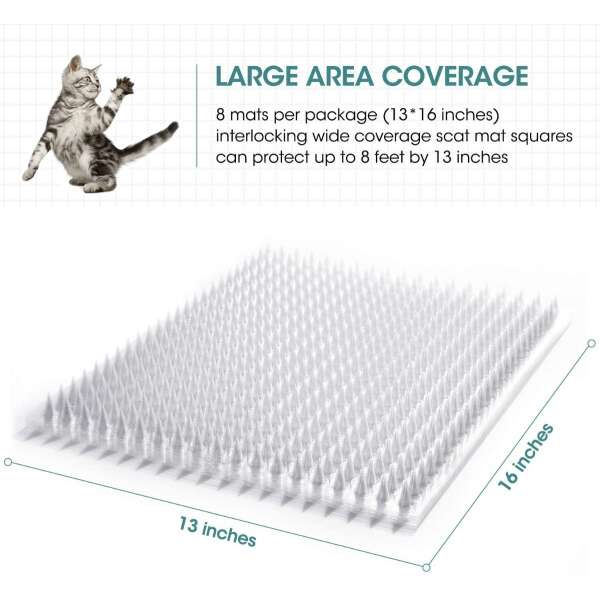 Zipcase - Alfombrilla Repelente Para Gatos, Perros, Plagas - Image 2