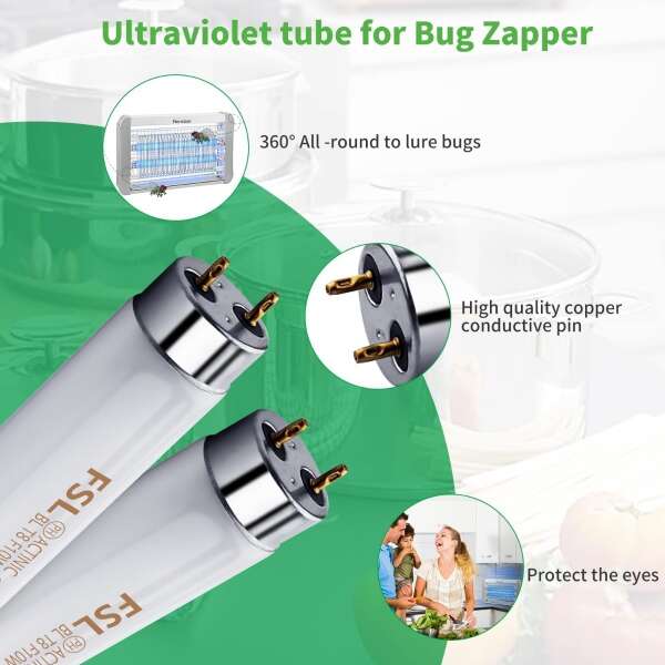 Kensizer 2 Tubos De Luz 13 Repuesto Para Bug Zapper De 20w - Image 5