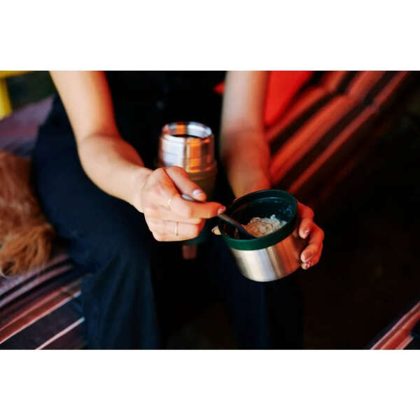 Stanley Frasco Para Alimentos Clásico Al Vacío, 24oz Green Hammertone - Image 3