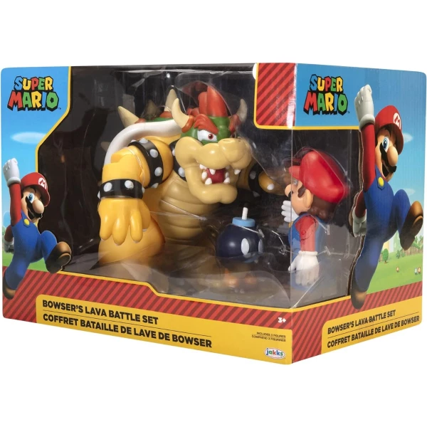 Set De Figuras Diorama Mario Vs Bowser + Bob-omb (nintendo) - Image 4