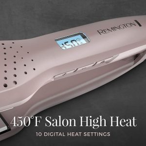 Alaciadora Remington Seco Mojado S25a10 Digital 43mm Cerámica 230º C Rosa 110v - Image 3