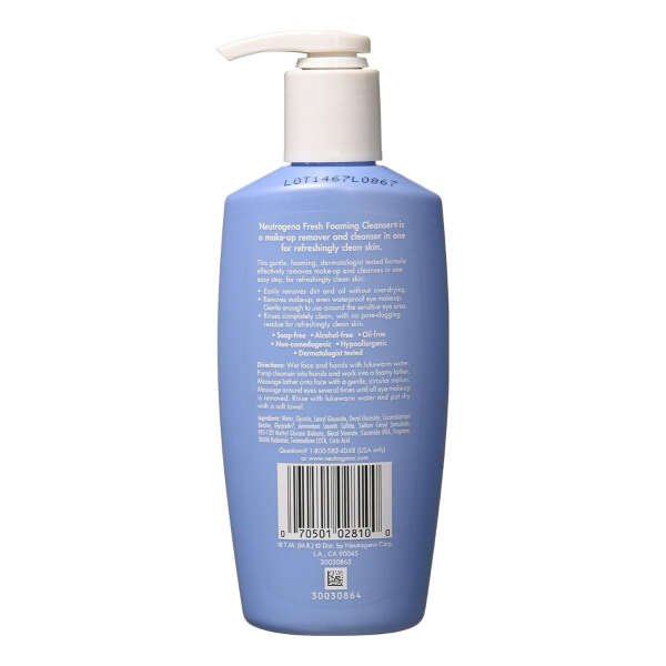 Neutrogena Limpiador Facial Espumoso Fresco, 198ml - Image 2