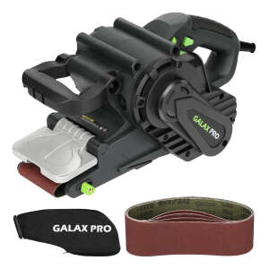 Lijadora De Banda 8 Amperios, Galax Pro, 120-380 Rpm Variabl Color Negro