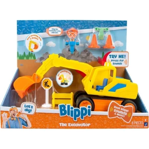 Blippi vehiculo excavadora 27 Cm Color Amarillo