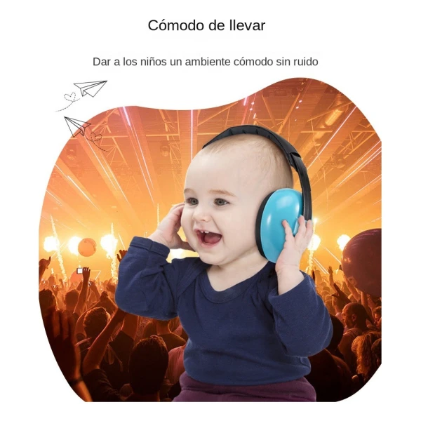Audífonos Protectores Auditivos Para Bebés Y Niños Bbtkcare Color Azul - Image 5