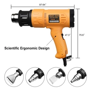 Pistola Aire Caliente Seekone 1800w Kit De Control Temperatu - Image 4