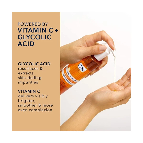 Limpiador Facial Con Vit C Y Ácido Glicólico Roc Revive+glow Tipo De Piel Seca - Image 3