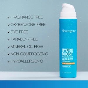 Neutrogena Hydro Boost Spf 50 Crema Hidratante Sin Fragancia Momento De Aplicación Día Tipo De Piel Todo Tipo De Piel - Image 3