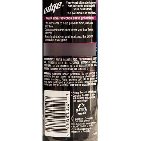 Edge Espuma En Gel Extra Protección 198g - Image 2