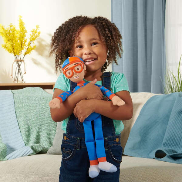 Peluche Blippi Función Nocturna Con 11 Sonidos 40.64cm Color Azul Acero - Image 5