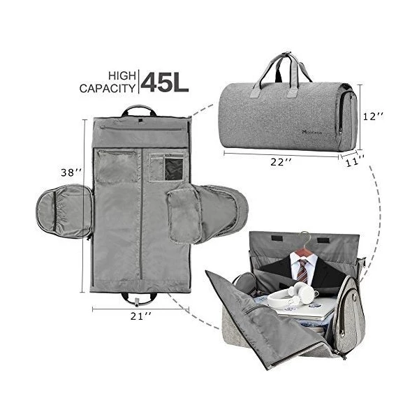 Bolsa Convertible Para Ropa Con Bandolera, Bolso De Lona Mod - Image 2