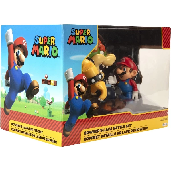 Set De Figuras Diorama Mario Vs Bowser + Bob-omb (nintendo) - Image 5