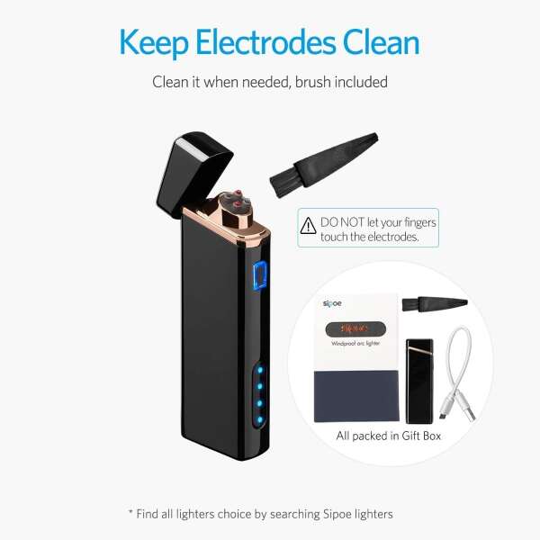 Encendedor Arco Eléctrico Plasma Recargable Usb, Indicador B - Image 5