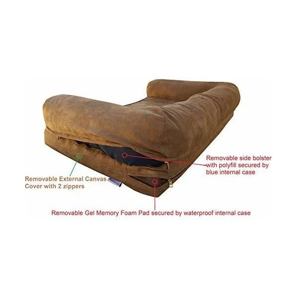 Dogbed4less Durable Ortopedica Espuma De Memoria Interna Per - Image 3