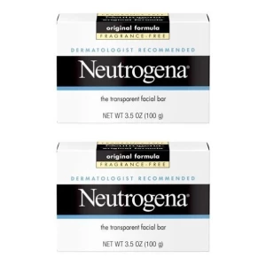 Neutrogena - Jabon Facial En Barra 100g Pack 2